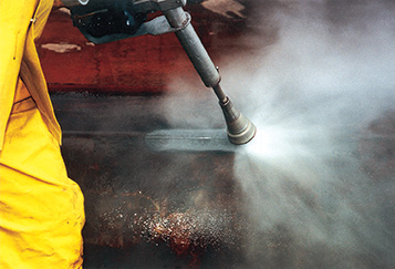 BlastJet weld inspection cleaning